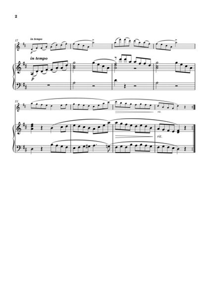 Burgmüller "Tendre fleur" flute & piano image number null