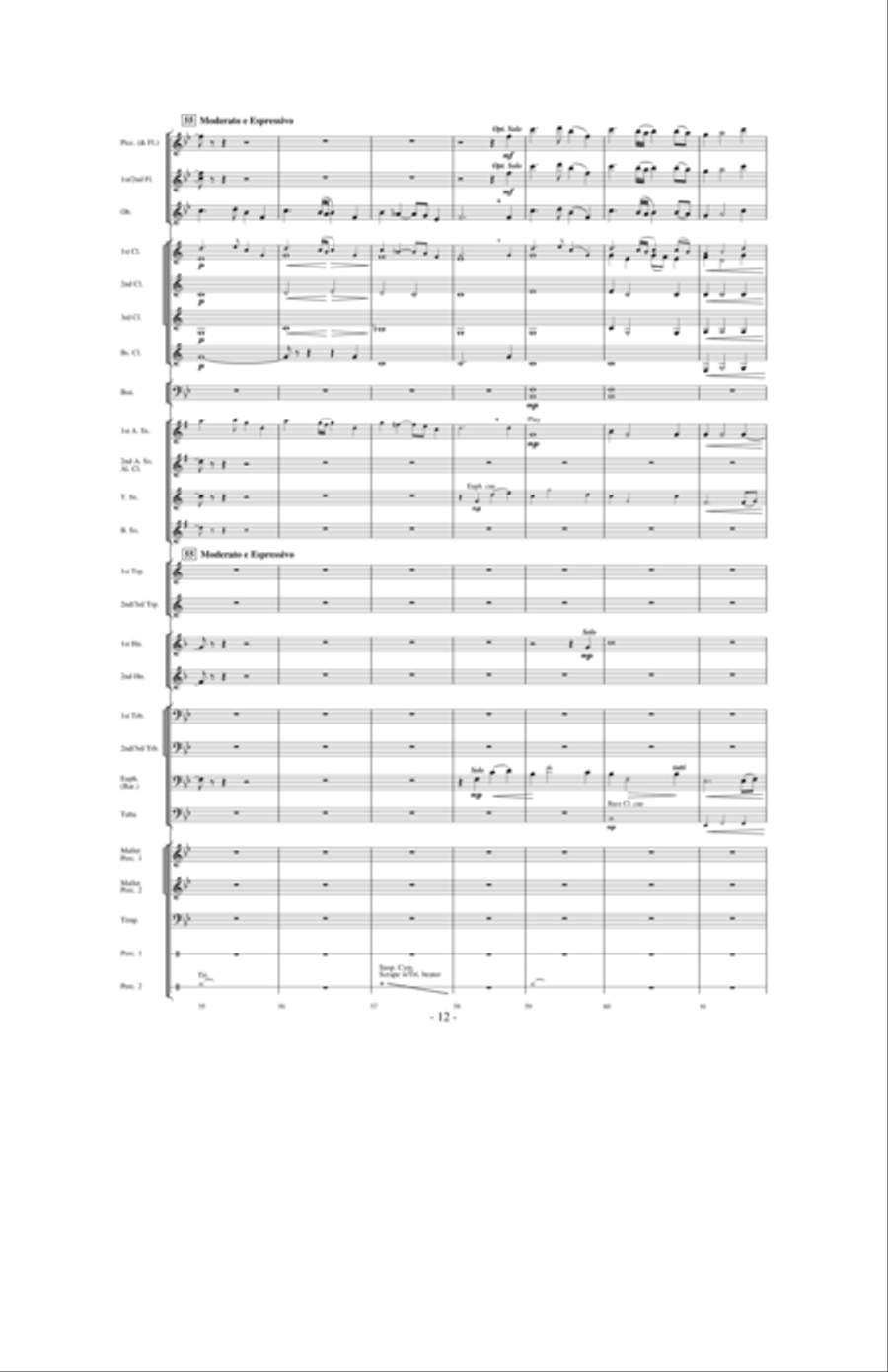 High Country Celebration Concert Band scores gallery preview page 11