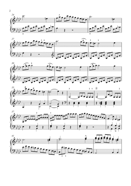Haydn-Piano Sonata in A♭ major,Hob.XVI.43(Piano solo) image number null