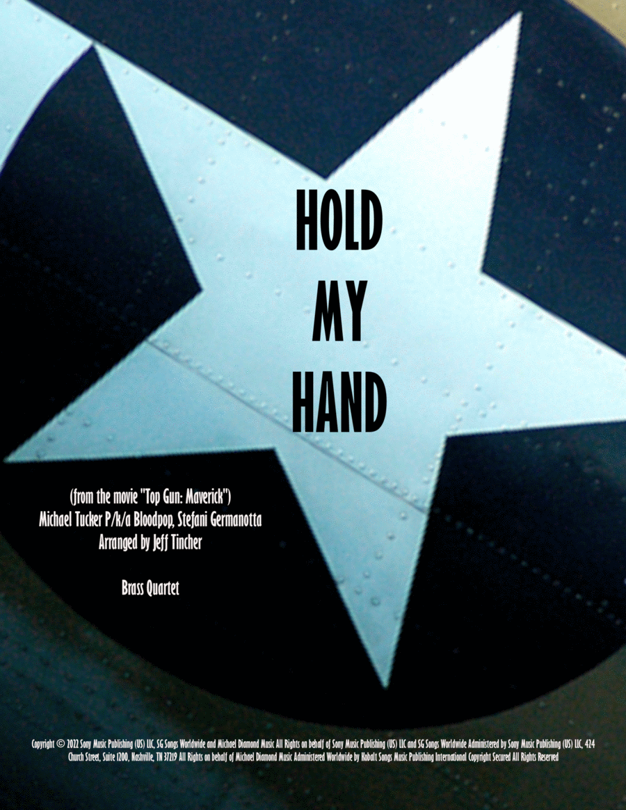Hold My Hand Brass Ensemble scores gallery preview page 1