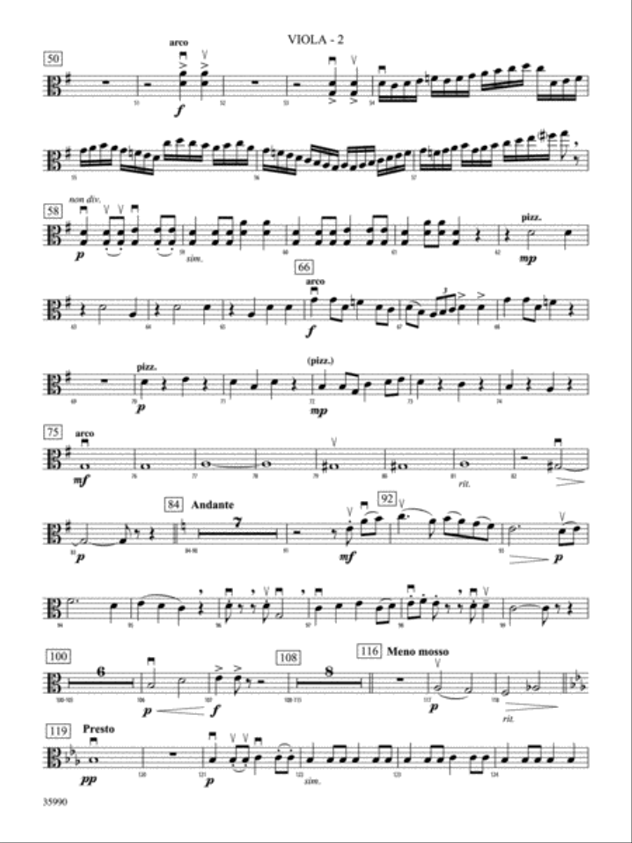 Tales of Vandosar: Viola Tales of Vandosar: Viola Full Orchestra scores gallery preview page 2