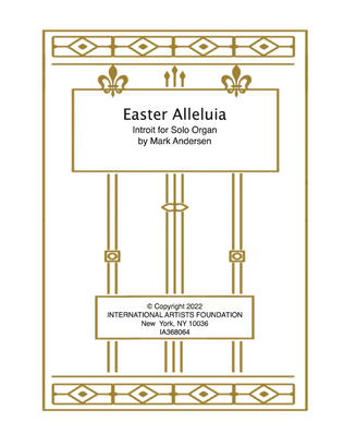 Book cover for Easter Alleluia Introit for Solo Organ