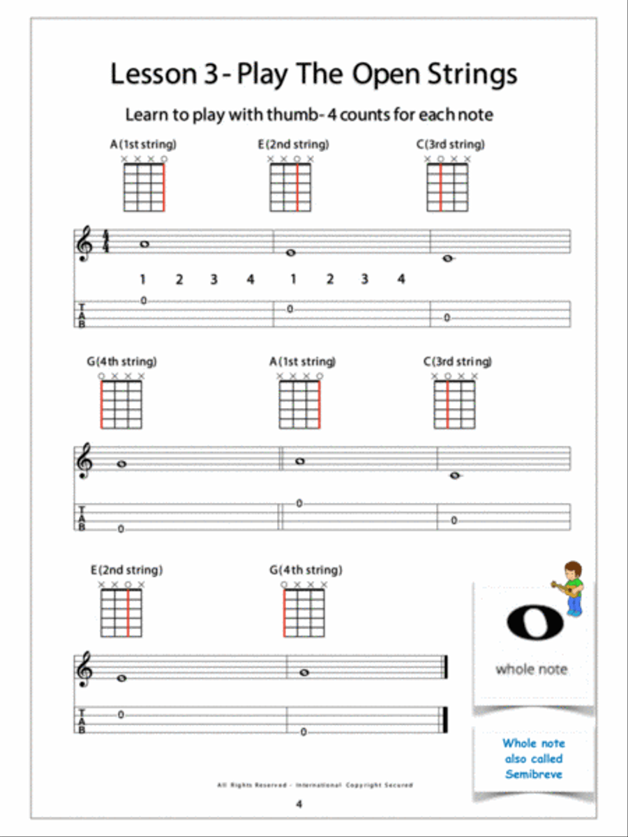 Kid's Ukulele Song Book 1 Ukulele scores gallery preview page 6