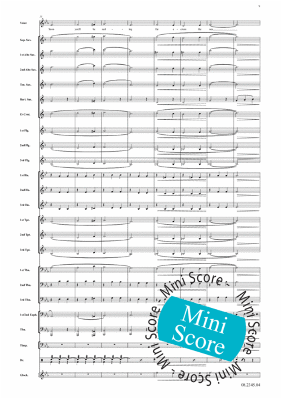 Vera Lynn Forever Fanfare Band scores gallery preview page 13