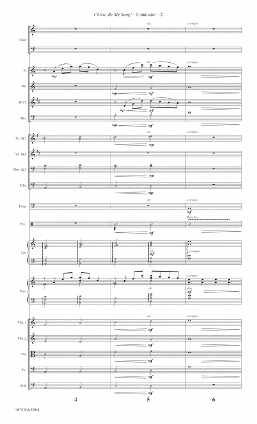 Christ, Be My Song! - Orchestral Score Full Orchestra scores gallery preview page 4