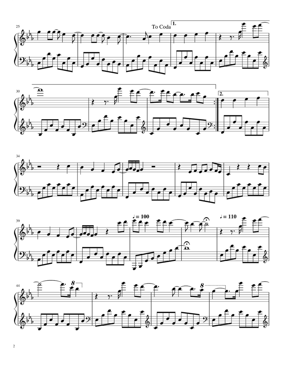 Everytime Easy Piano scores gallery preview page 2