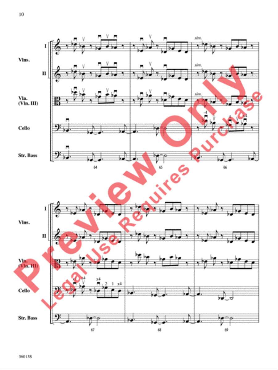 Jump String Orchestra scores gallery preview page 11