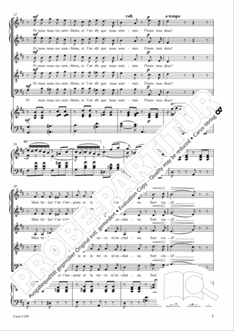 Le papillon et la fleur SSATB scores gallery preview page 4
