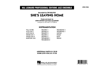 She's Leaving Home - Conductor Score (Full Score)