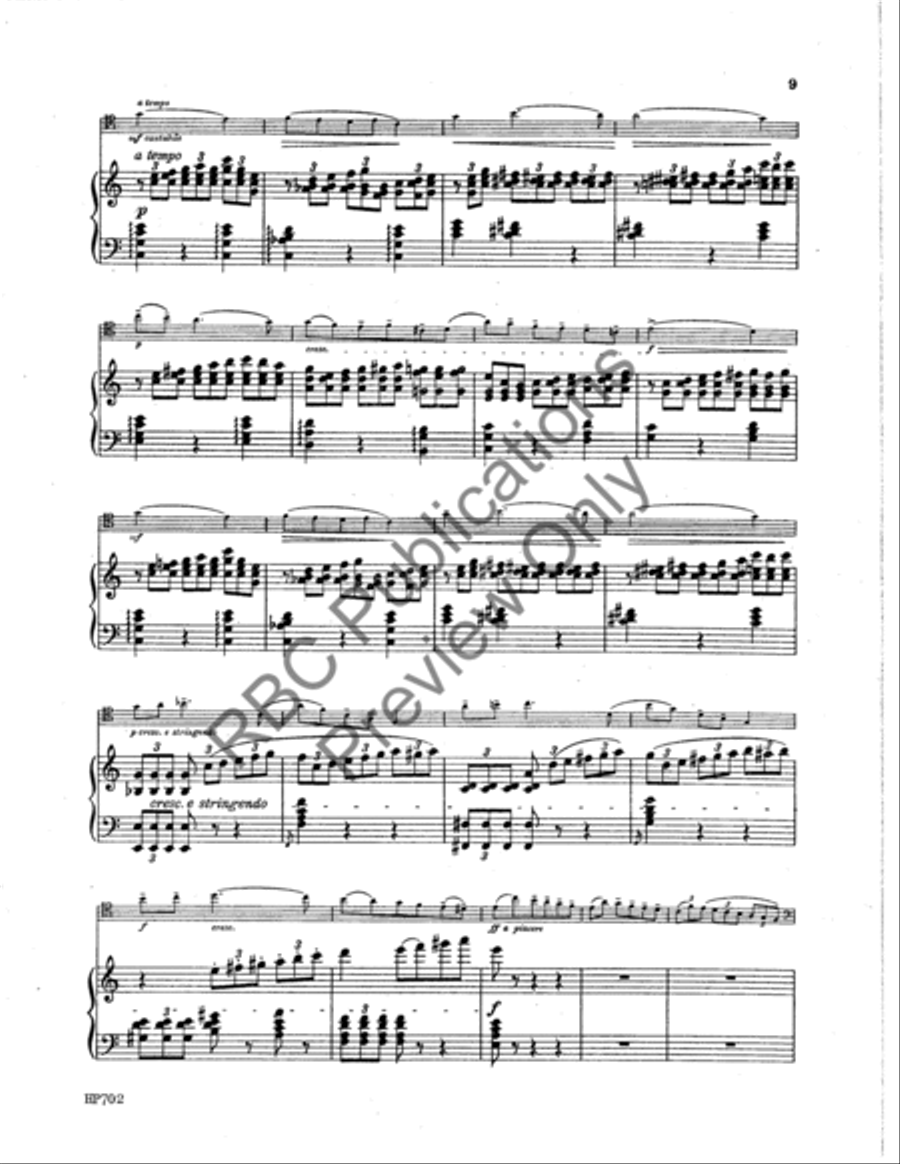 Variations On A Rococo Theme Viola scores gallery preview page 10