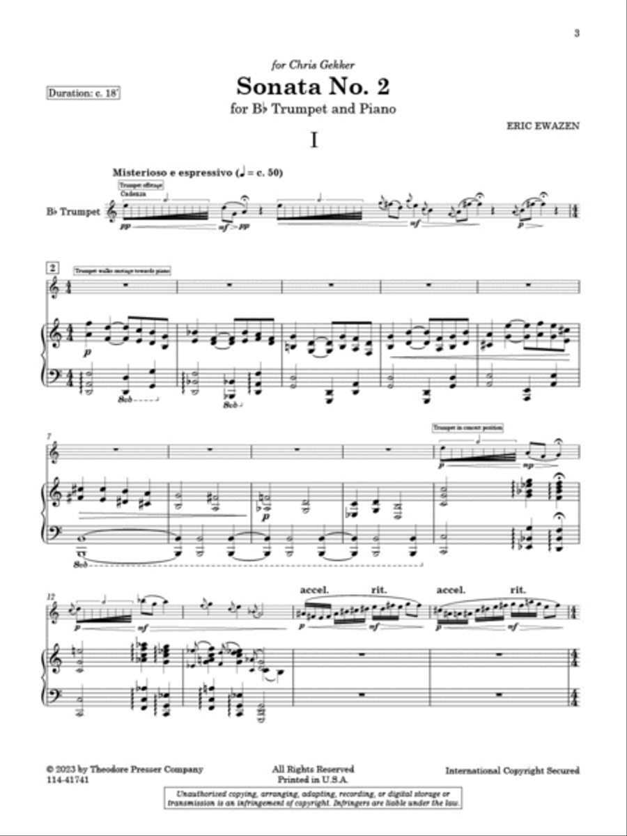Sonata No. 2 Chamber Music scores gallery preview page 2