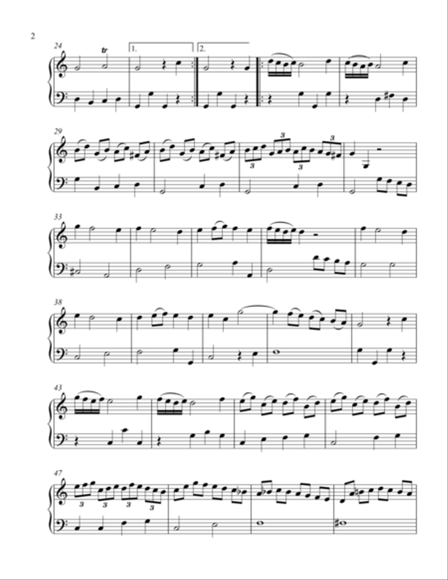 Sonata for Piano #1 WK141 Piano Method scores gallery preview page 2