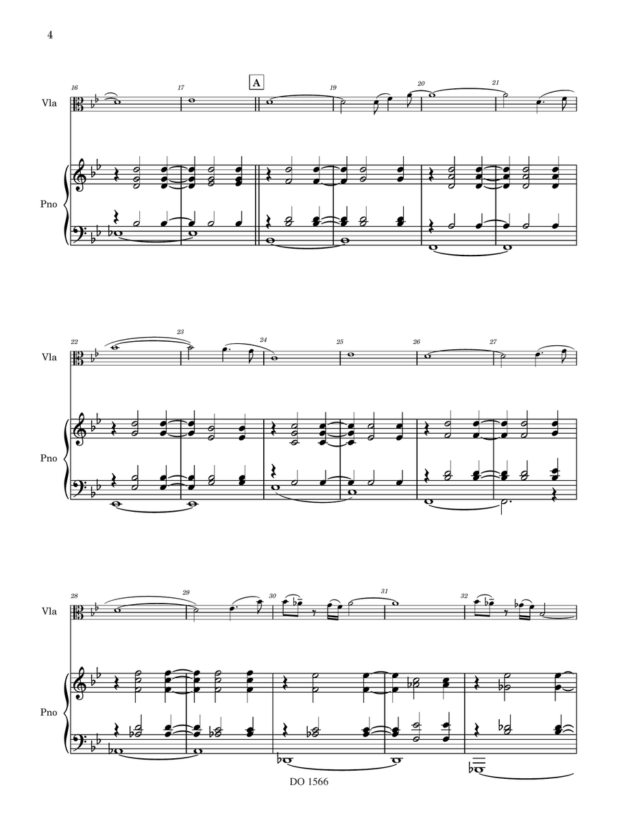 Four duos for when the world momentarily stops turning Piano Accompaniment scores gallery preview page 5