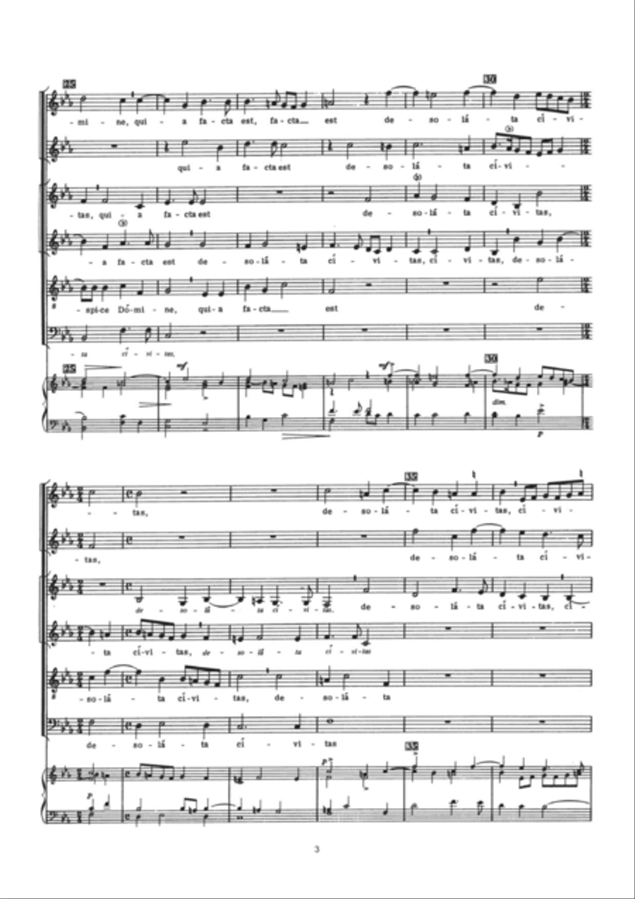 Aspice Domine Aspice Domine 4-Part scores gallery preview page 3