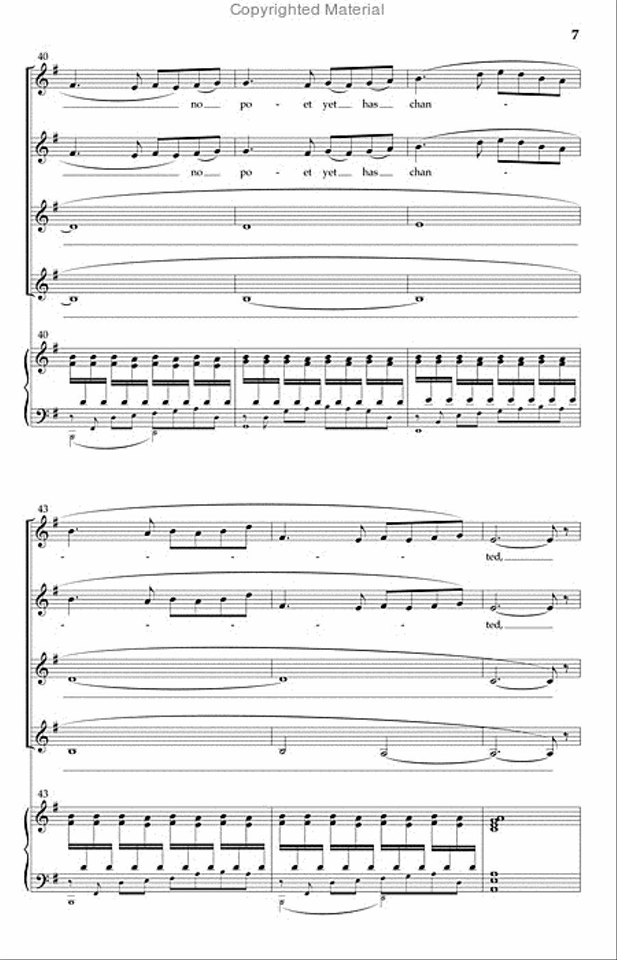 Song of the Universal (SSAA - Vocal Score) SSAA scores gallery preview page 2