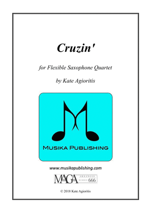Book cover for Cruzin' - Flexible Saxophone Quartet