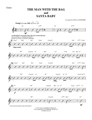 Book cover for Man With The Bag And Santa Baby - Guitar