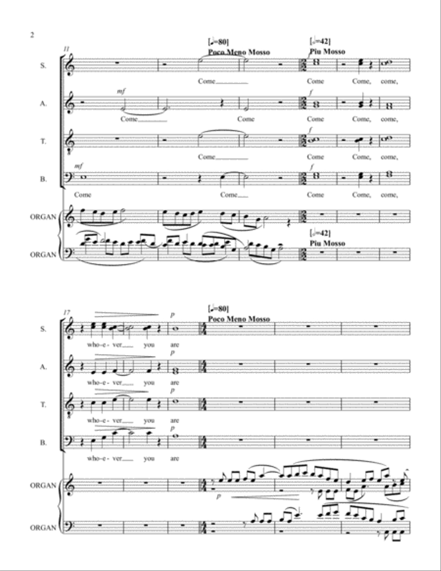 WHERE EVERYTHING IS MUSIC Rehearsal Score Small Ensemble scores gallery preview page 2