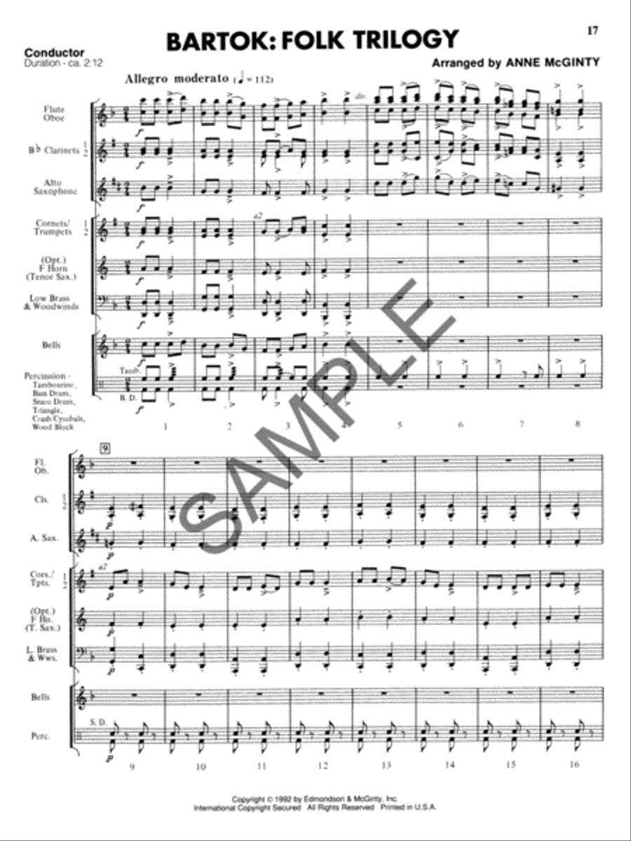 Developing Band Book No. 3 - Conductor/CD Concert Band Methods scores gallery preview page 3
