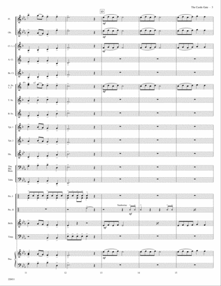 The Castle Gate Concert Band scores gallery preview page 3