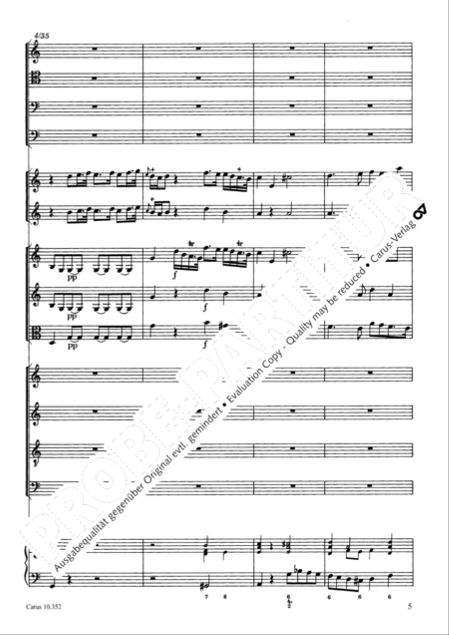 From the deepest comes our plea (Aus der Tiefen rufen wir) 4-Part scores gallery preview page 8