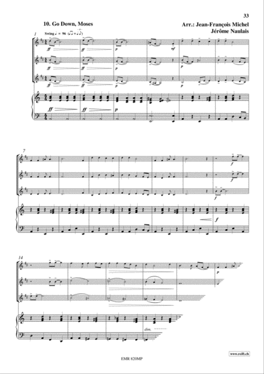 Golden Hits Euphonium Trio scores gallery preview page 12