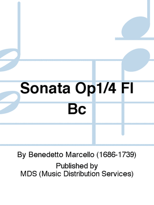 SONATA OP1/4 Fl BC
