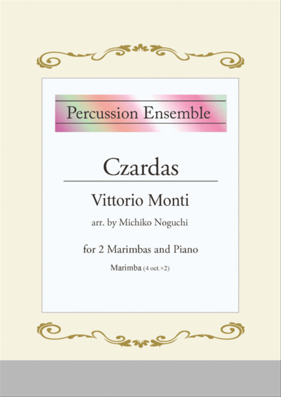 Czardas for Marimba duet and piano﻿ image number null