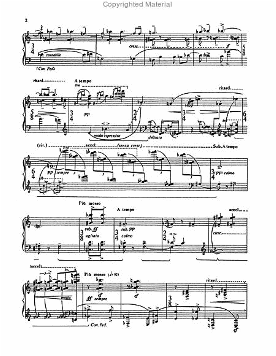 David Del Tredici – Piano Album Piano Solo scores gallery preview page 3
