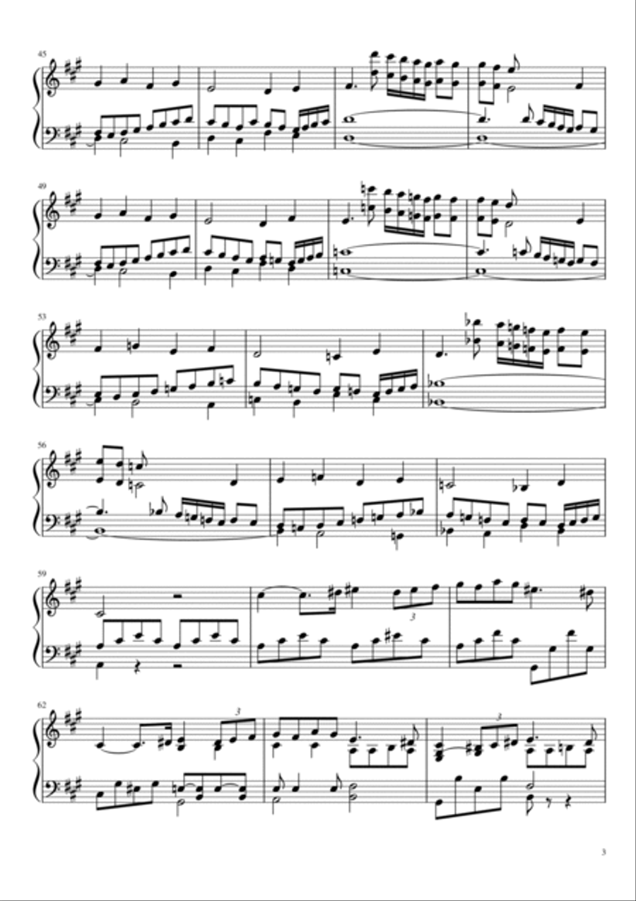 Pavane (op.50),Fauré, Gabriel,Piano Solo Piano Solo scores gallery preview page 3