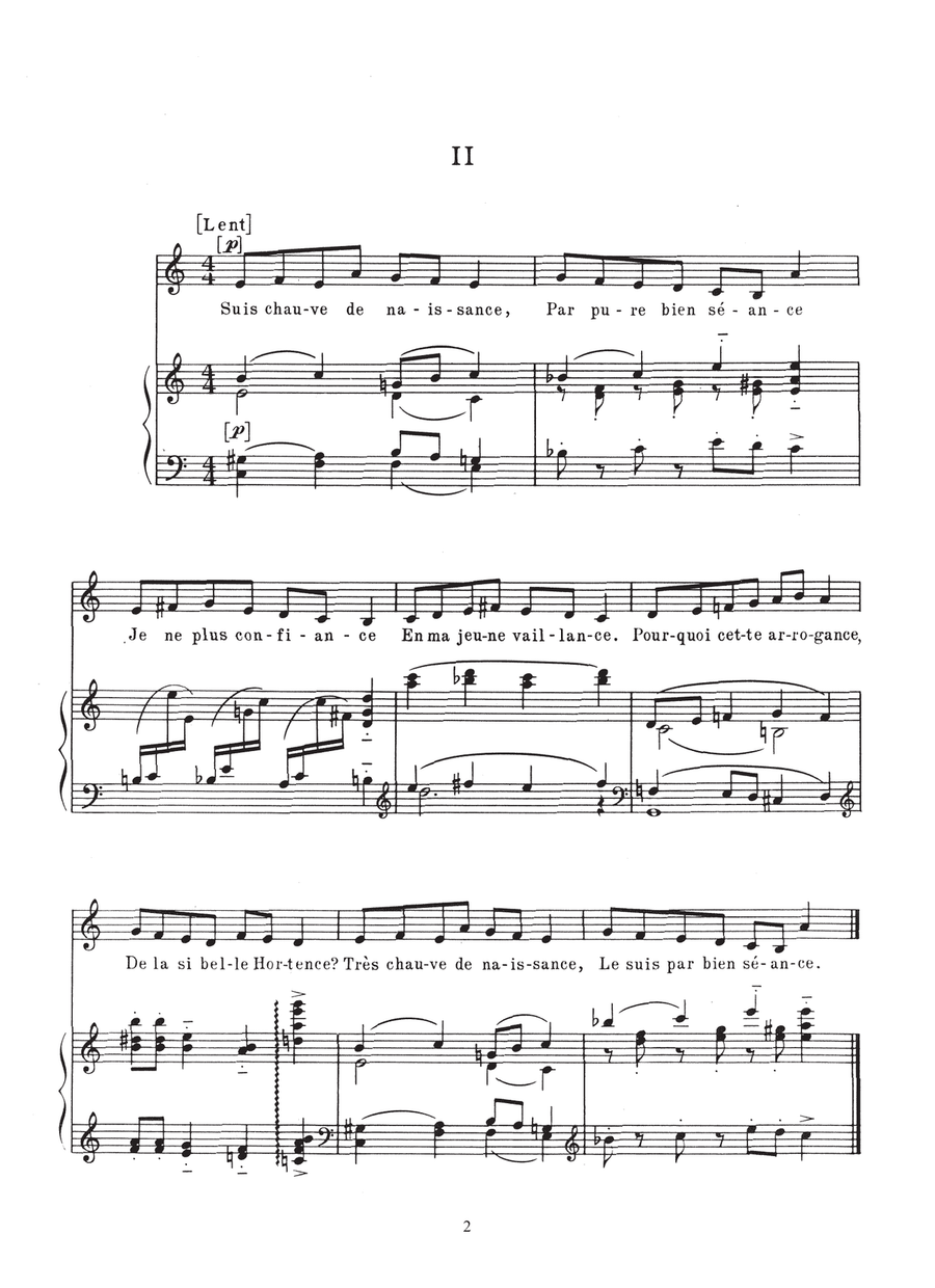 Trois Poemes d'Amour Piano Solo scores gallery preview page 2