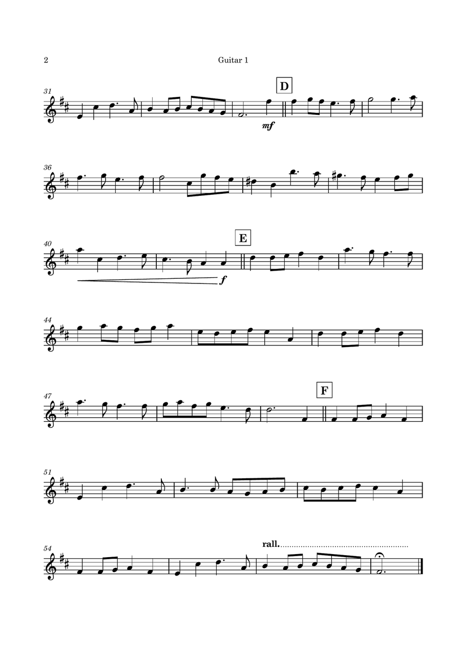 Te Deum (Charpentier) - easy arrangement for 3 guitars/large ensemble Large Ensemble scores gallery preview page 5