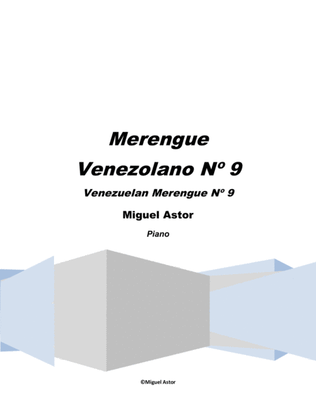 Book cover for Merengue Venezolano Nº 9