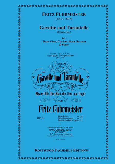 Gavotte and Tarantelle