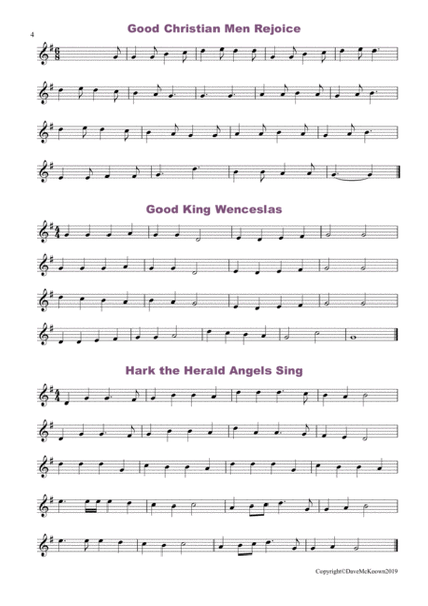 20 Really Easy Christmas Carols for Trumpet