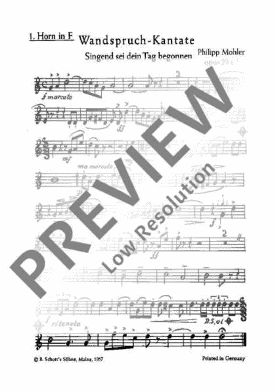Wandspruch-Kantate TTBB scores gallery preview page 2