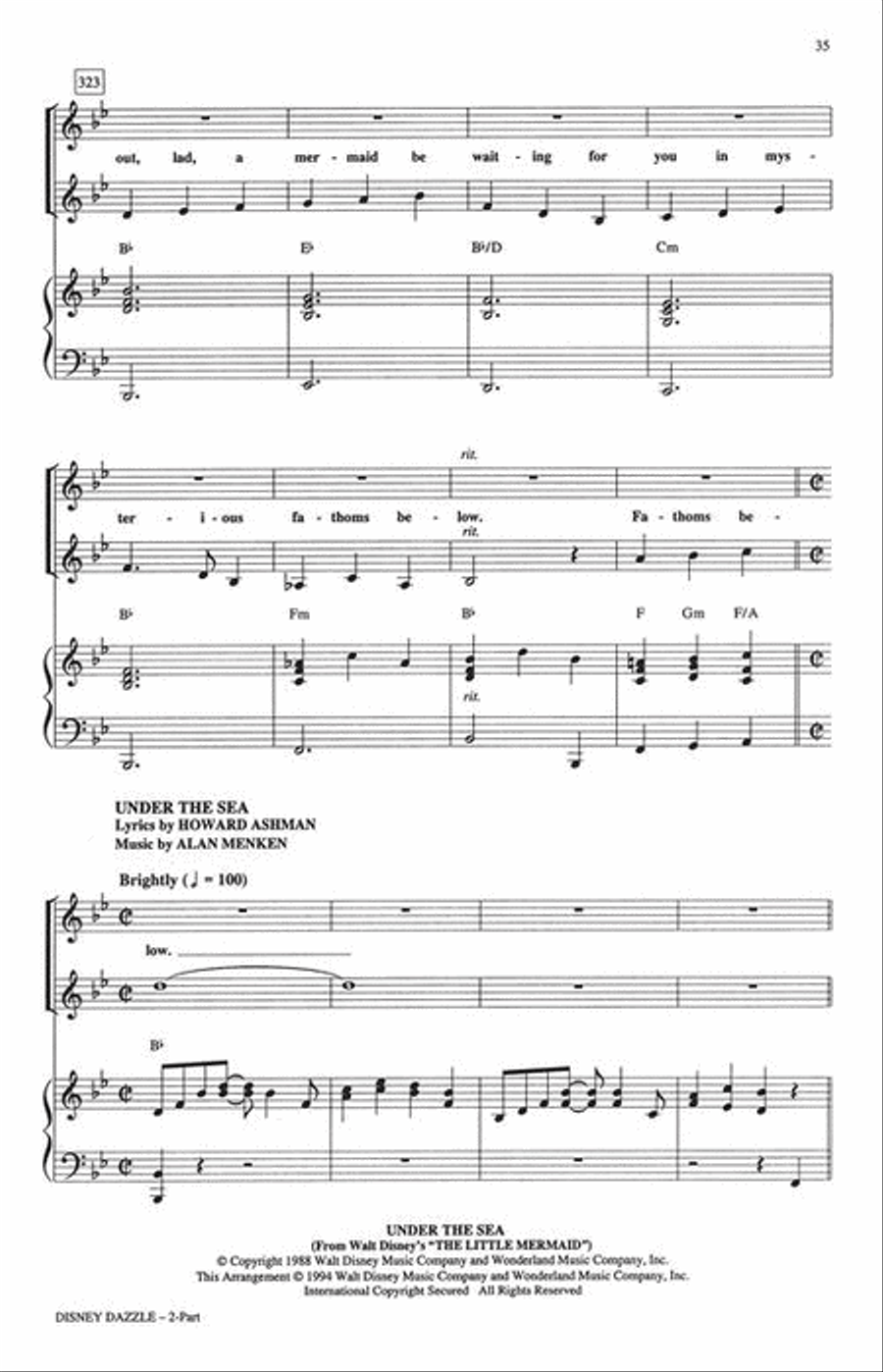Disney Dazzle! (Medley) Disney Dazzle! (Medley) 2-Part scores gallery preview page 7