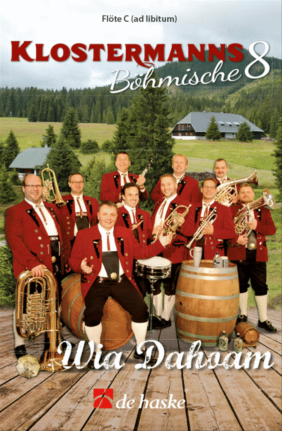 Klostermanns Böhmische 8 - Wia Dahoam (Flöte) Concert Band scores gallery preview page 1