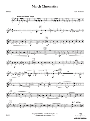 March Chromatica: Oboe