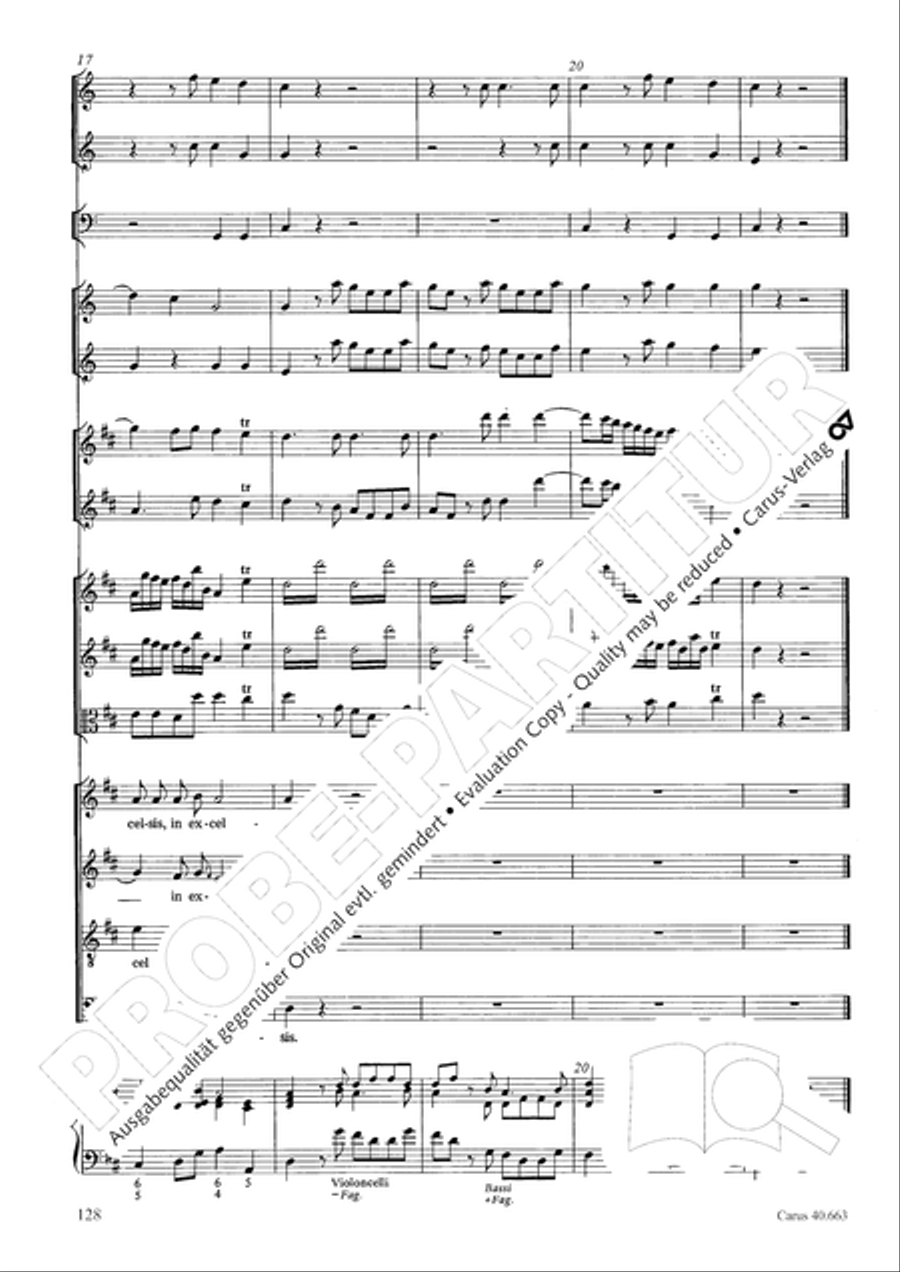 Mass in D minor (Missa in d) ATB scores gallery preview page 144