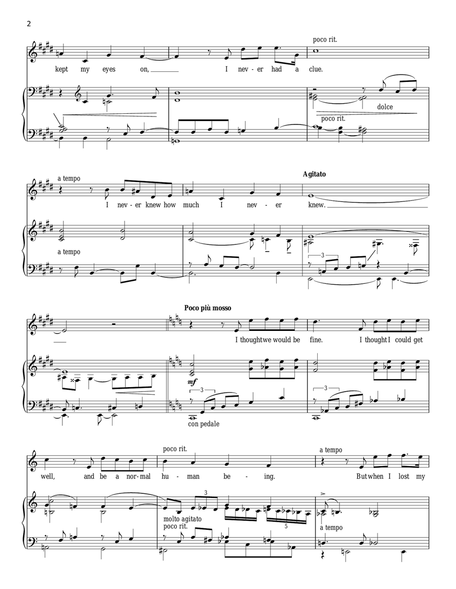 I Never Knew Tenor Voice scores gallery preview page 2