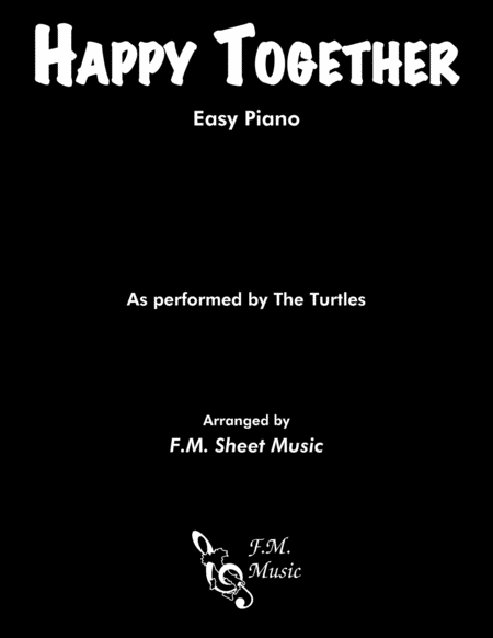 Happy Together (Easy Piano) image number null