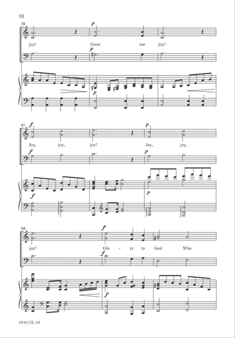Echo Christmas Joy Echo Christmas Joy 3-Part scores gallery preview page 11
