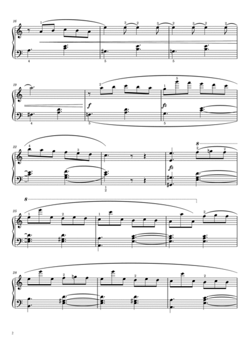 Pieczonka - Tarantella in A minor - Original For Piano Solo With Fingered image number null