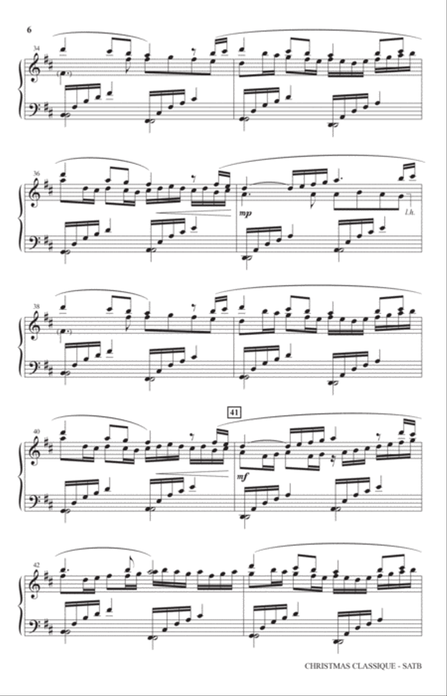 Christmas Classique Christmas Classique 4-Part scores gallery preview page 4