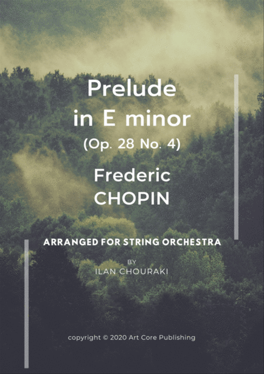 Prelude in E minor Op.28 n°4 for String Orchestra (Quintet) String Orchestra scores gallery preview page 1