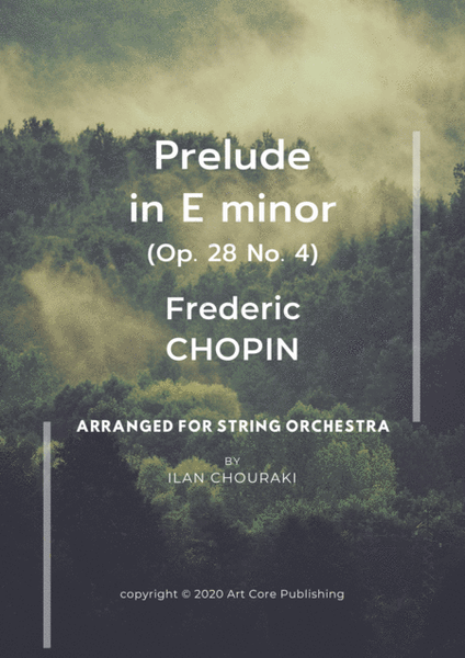 Prelude in E minor Op.28 n°4 for String Orchestra (Quintet) image number null