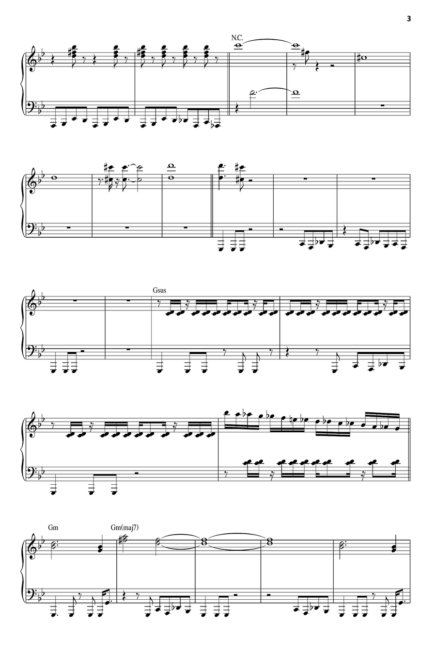 Friday The 13th Theme Guitar scores gallery preview page 3