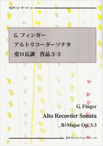 Sonata B-flat Major, Op. 3-3 image number null
