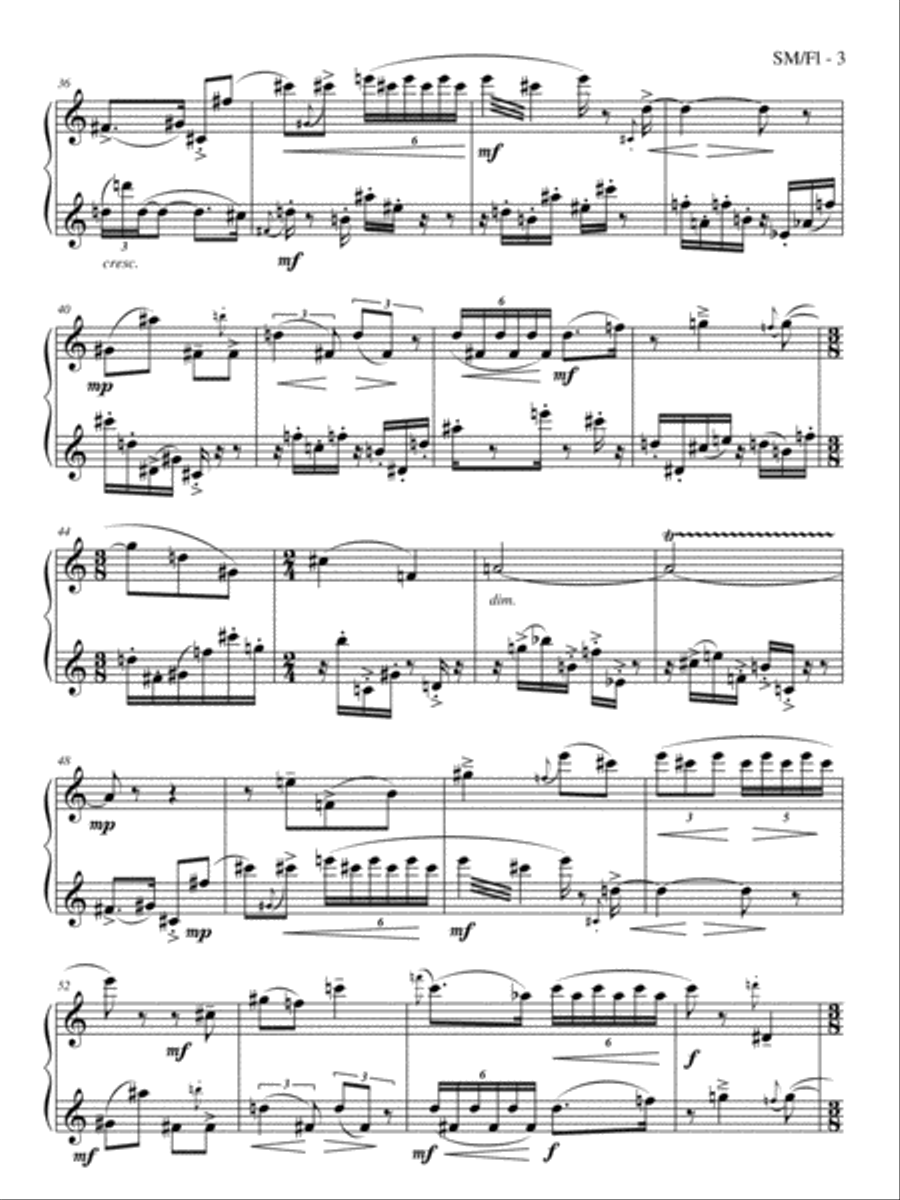 [Fennelly] Sock Monkeys Flute Duet scores gallery preview page 5